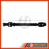 Intermediate Steering Shaft - JCSF07