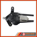 Front Wiper Transmission Linkage with Motor Assembly - WAAC09