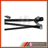 Front Wiper Transmission Linkage with Motor Assembly - WALE20