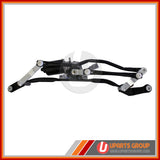 Front Wiper Transmission Linkage with Motor Assembly - WAM507