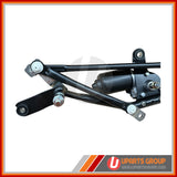 Front Wiper Transmission Linkage with Motor Assembly - WAMU09