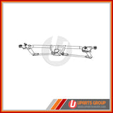 Front Wiper Transmission Linkage with Motor Assembly - WAMU15