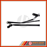 Front Wiper Transmission Linkage with Motor Assembly - WAPR10